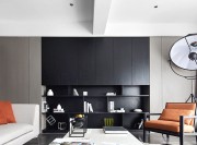 細(xì)致氣派的現(xiàn)代簡約風(fēng)格140平米四居室客廳背景墻裝修效果圖 細(xì)致氣派的現(xiàn)代簡約風(fēng)格140平米四居室客廳背景墻裝修效果圖