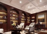 豪華炫麗的美式風(fēng)格300平米別墅書(shū)房壁櫥裝修效果圖 豪華炫麗的美式風(fēng)格300平米別墅書(shū)房壁櫥裝修效果圖