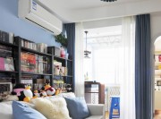 小清新的地中海風(fēng)格60平米二居室客廳裝修效果圖 小清新的地中海風(fēng)格60平米二居室客廳裝修效果圖