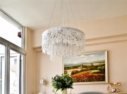 簡約田園風格80平米二居室餐廳裝修效果圖