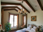 穩(wěn)重的東南亞風格110平米復(fù)式臥室裝修效果圖