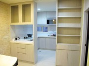 簡(jiǎn)約田園風(fēng)格40平米一居室廚房隔斷柜裝修效果圖 簡(jiǎn)約田園風(fēng)格40平米一居室廚房隔斷柜裝修效果圖