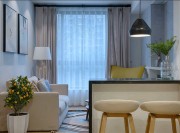 寧靜的北歐風格公寓吧臺裝修效果圖