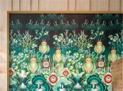 多彩的東南亞風格一居室書房背景墻裝修效果圖