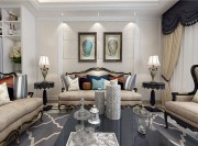 簡約大氣的歐式風(fēng)格三居室客廳裝修效果圖 簡約大氣的歐式風(fēng)格三居室客廳裝修效果圖