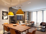 個性裝修現代簡約風格70平米二居室餐廳吊頂裝修效果圖