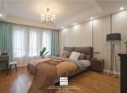 太陽城星辰花園現代簡約臥室裝修案例