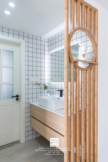 領(lǐng)袖金品北歐風(fēng)格三居室裝修實景案例衛(wèi)生間