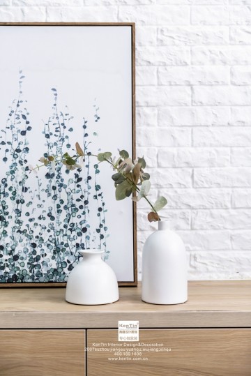 領(lǐng)袖金品北歐風(fēng)格三居室裝修實景案例小景