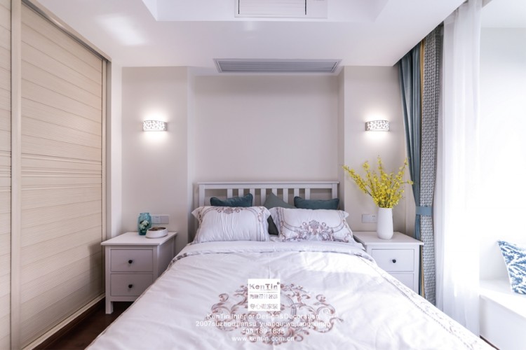 旭輝香格里新中式風格復式臥室裝修實景案例