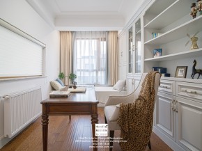 冠南苑現代美式別墅書房裝修實景案例