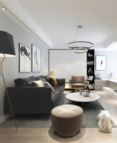 蝴蝶灣現代風格裝修實景案例