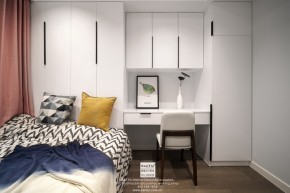 海亮長橋府現(xiàn)代簡約風(fēng)格三居室臥室裝修實(shí)景案例