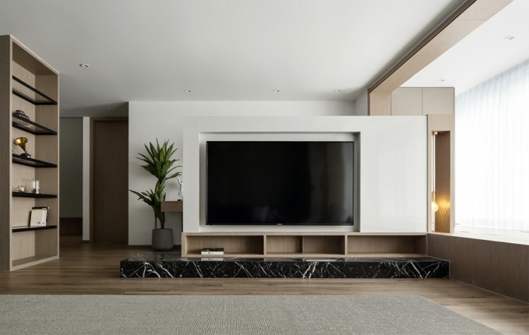 現(xiàn)代簡(jiǎn)約風(fēng)格一居室裝修效果圖