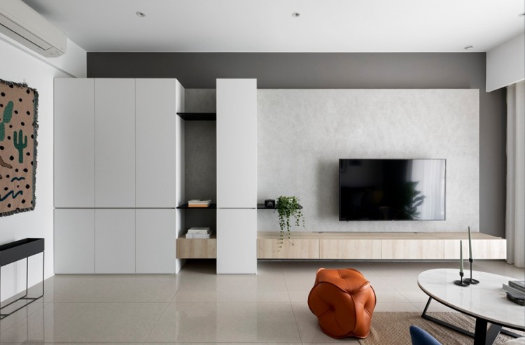 現(xiàn)代簡(jiǎn)約風(fēng)格二居室裝修效果圖