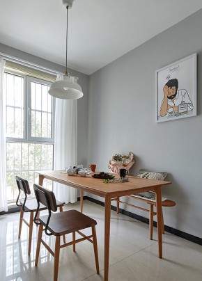 現(xiàn)代簡約風格兩居室餐廳裝修效果圖