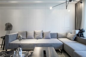 現(xiàn)代簡約風格兩居室客廳裝修效果圖