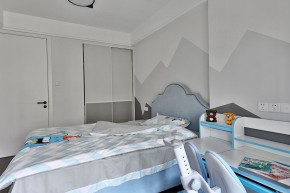 現(xiàn)代簡約風(fēng)格三居室臥室裝修效果圖