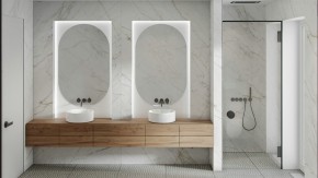 現代簡約風格三居室衛生間裝修效果圖