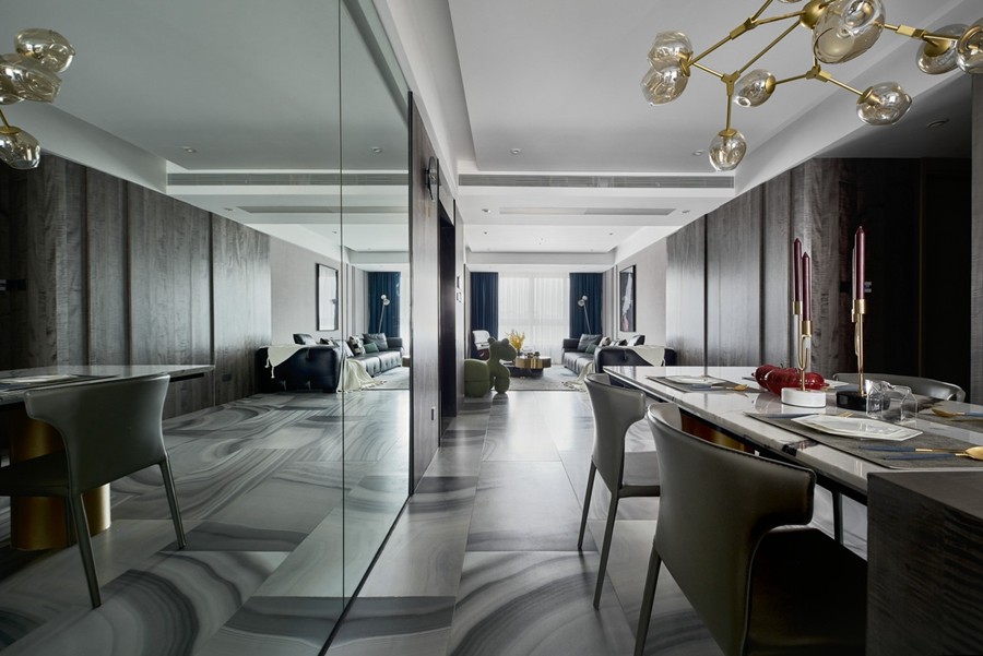 現(xiàn)代簡(jiǎn)約風(fēng)格客餐裝修效果圖