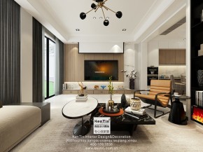 仰山墅現代風格別墅客廳裝修效果圖