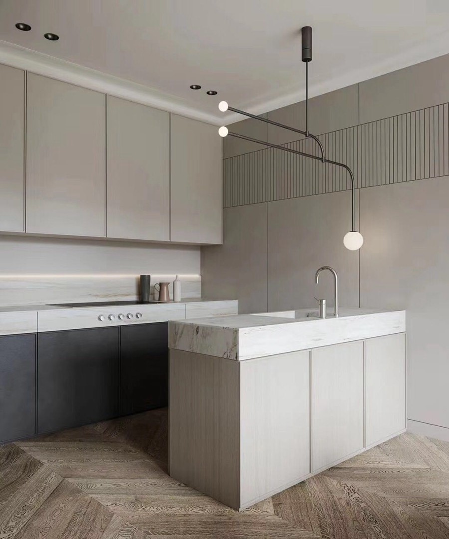 現(xiàn)代風(fēng)格三居室吧臺裝修效果圖