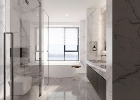 500平現(xiàn)代簡約風(fēng)格浴室效果圖