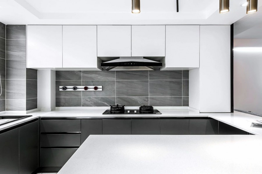 現代簡約兩居室廚房效果圖