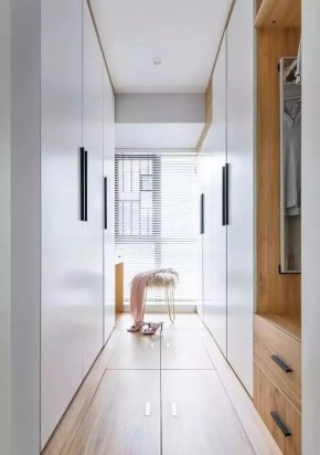 北歐風格三居走廊效果圖