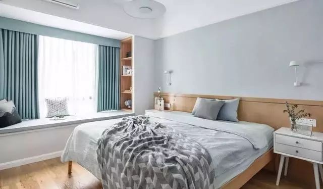 北歐風格三居臥室效果圖