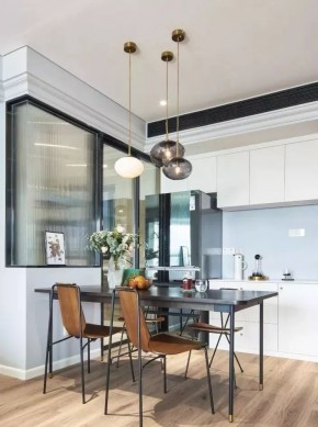 北歐風三居室餐廳效果圖