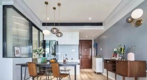 北歐風三居室臥室效果圖