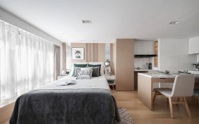 現代風格兩居室臥室效果圖