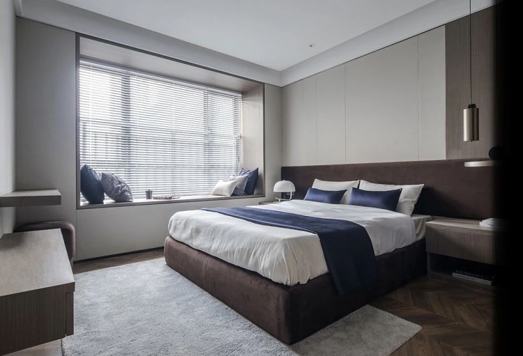 現(xiàn)代簡(jiǎn)約一居室臥室效果圖