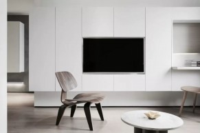 現代簡約風格一居室客廳效果圖