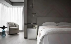 現代簡約風格三居室臥室裝修效果圖