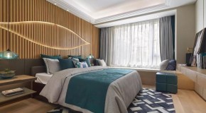 現(xiàn)代輕奢風格四居室臥室裝修效果圖