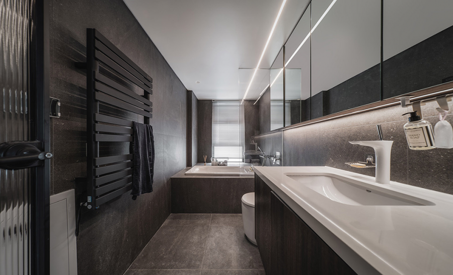 現代簡約風格四居室衛生間裝修效果圖