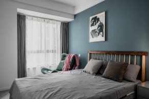 現(xiàn)代簡約風格三居室臥室裝效果圖