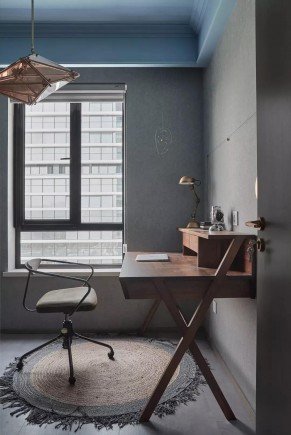 現(xiàn)代簡(jiǎn)約風(fēng)格三居室書(shū)房裝修效果圖