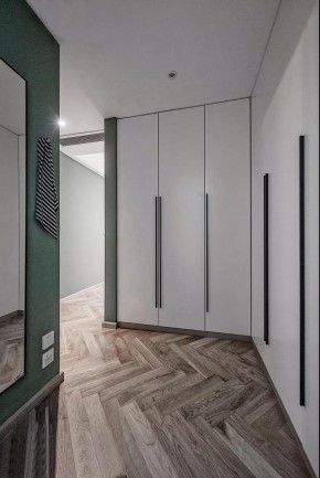 現(xiàn)代簡約風格四居室玄關(guān)裝修效果圖