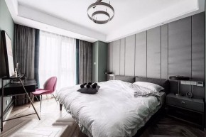 現(xiàn)代簡約風格四居室臥室裝修效果圖