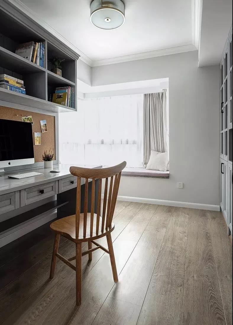 美式風格四居室書房裝修效果圖