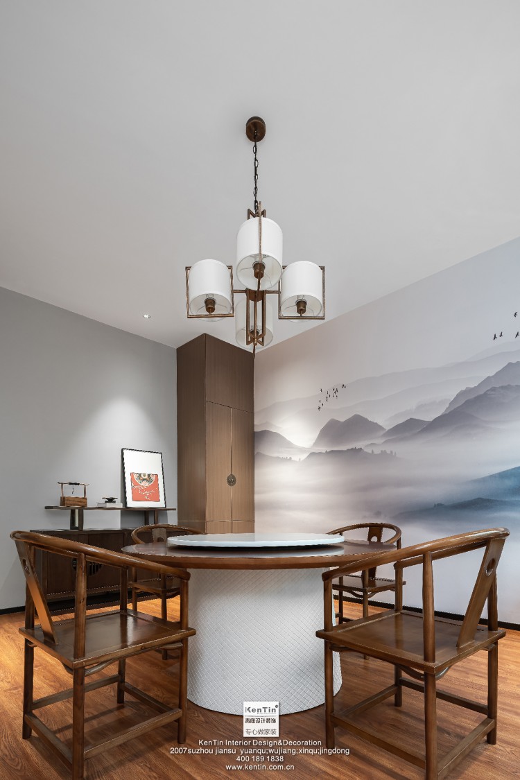 會所公裝新中式風格裝修實景圖