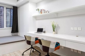 現(xiàn)代風(fēng)格三居室書(shū)房裝修效果圖