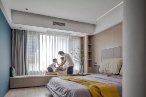 現(xiàn)代簡約風格四居室臥室裝修效果圖