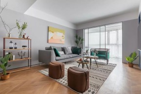 北歐風格三居室客廳裝修效果圖