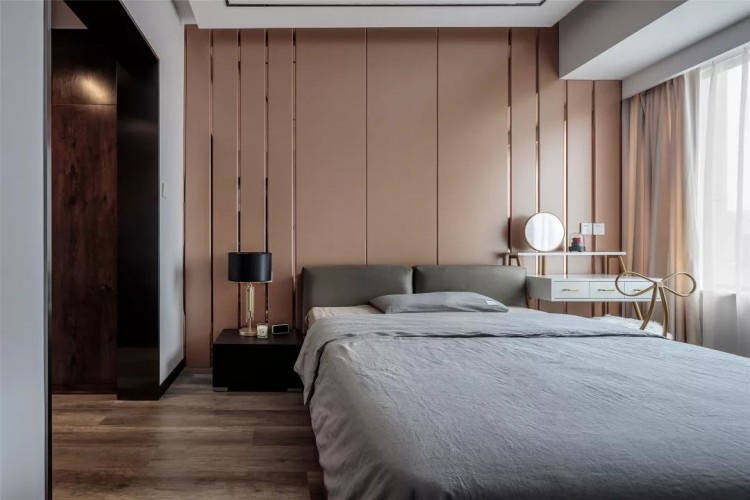 現(xiàn)代簡約風格三居室臥室裝修效果圖