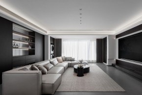 現(xiàn)代風格三居室客廳裝修效果圖