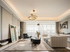 現代風格四居室客廳裝修效果圖